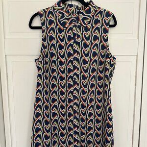Cabi Sleeveless Multicolor Dress, Size Medium